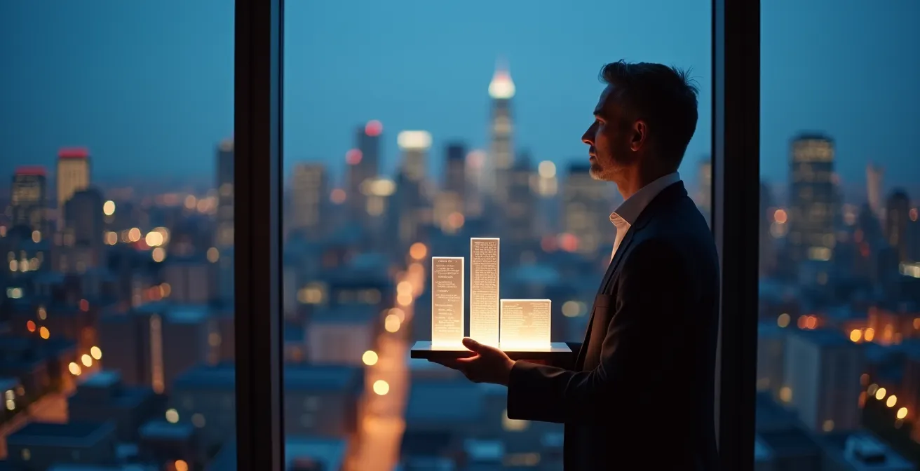 Timeline visualization showing 25-year versus 40-year commercial mortgage amortization paths
